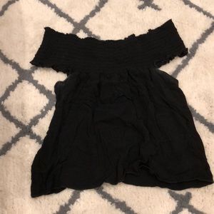 Brandy Melville black off the shoulder top